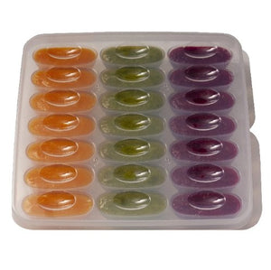 Twin pack Solids Starter Kit baby food freezer tray, 4 trays